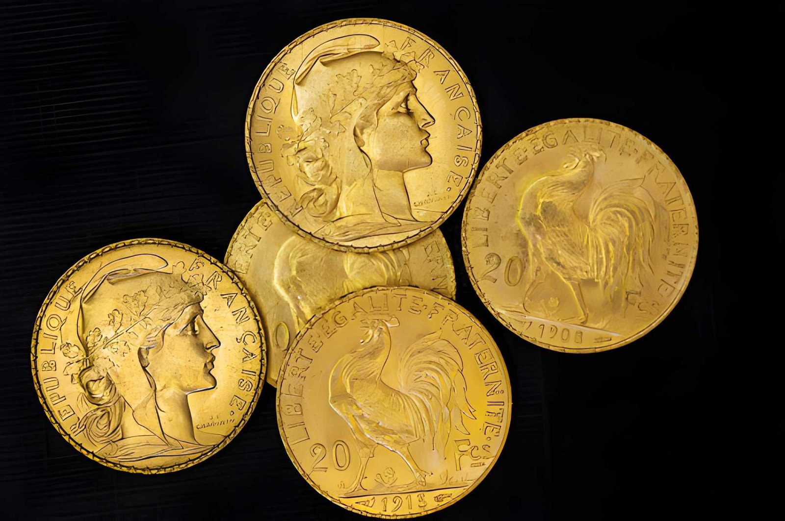 Pièces d'or françaises de collection