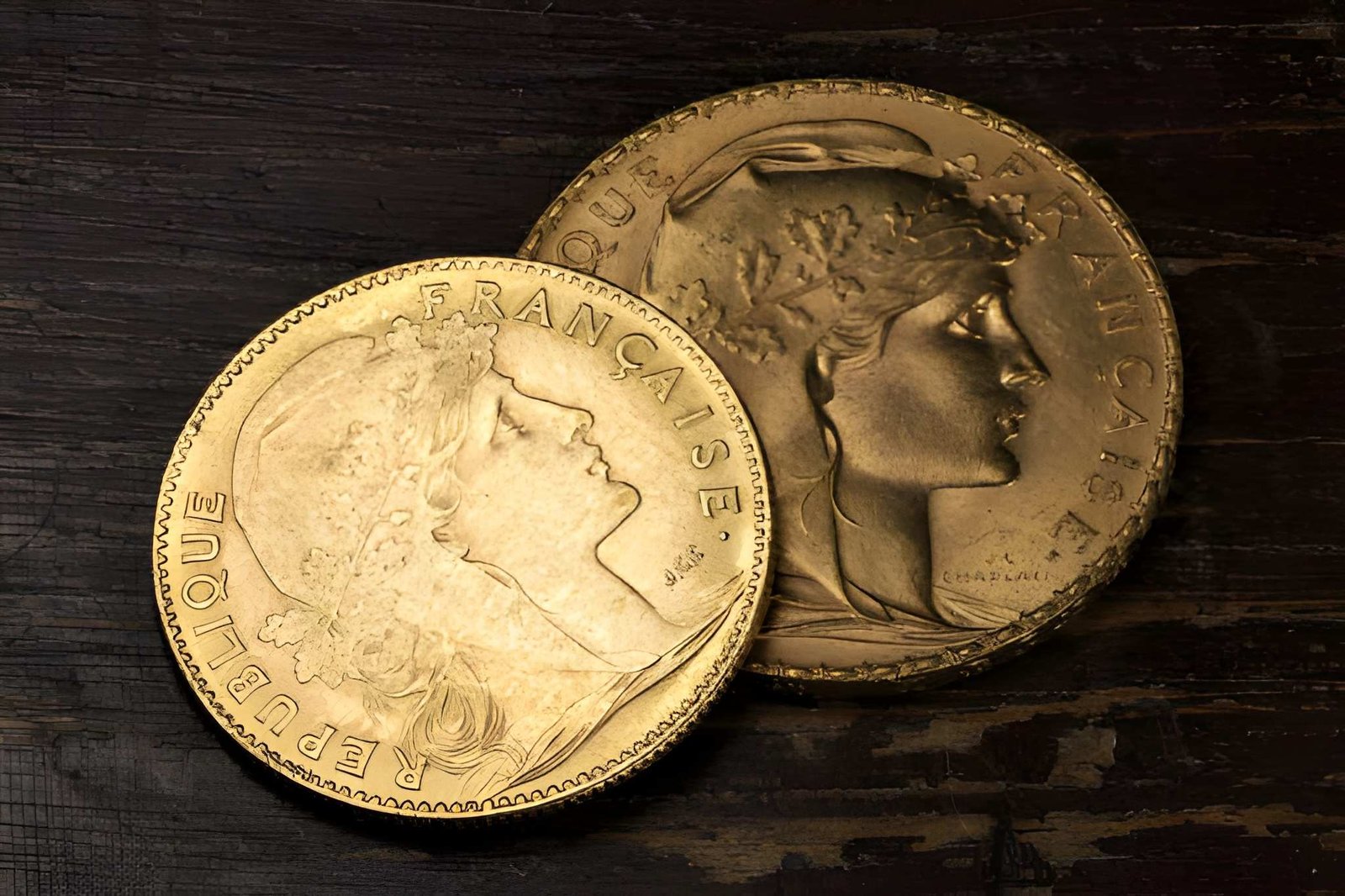 Pièces d'or françaises — Napoléons et francs